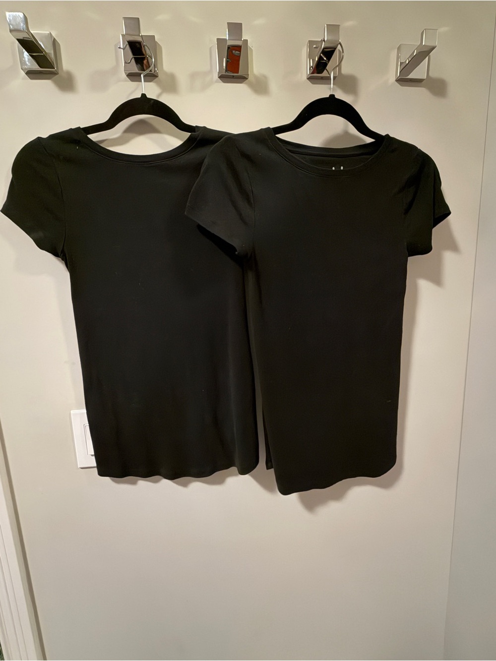 Ingrid and Isabel maternity short sleeve stretchy shirts